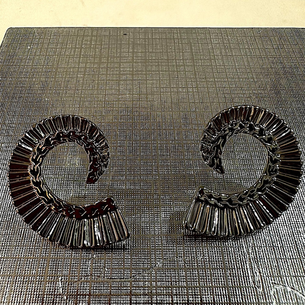 Ram Horn Style Vintage Earrings